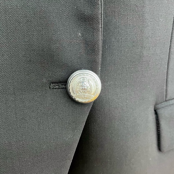 Balmain Double Breasted Wool Blazer *missing buttons* - Picture 6 of 16